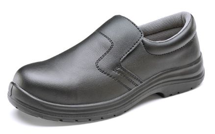 Micro-Fibre Slip On Shoe - Black - Size 3