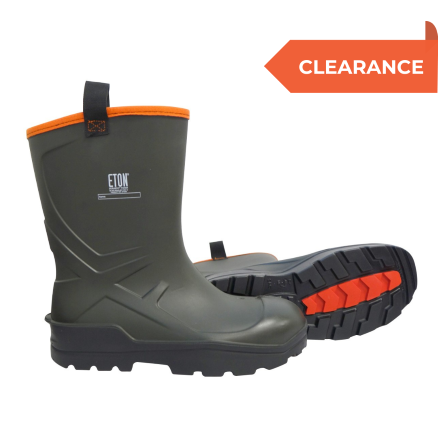 CLEARANCE: Eton DuraBoot Rigger Full Safety Boot, DARK Green - Size 11