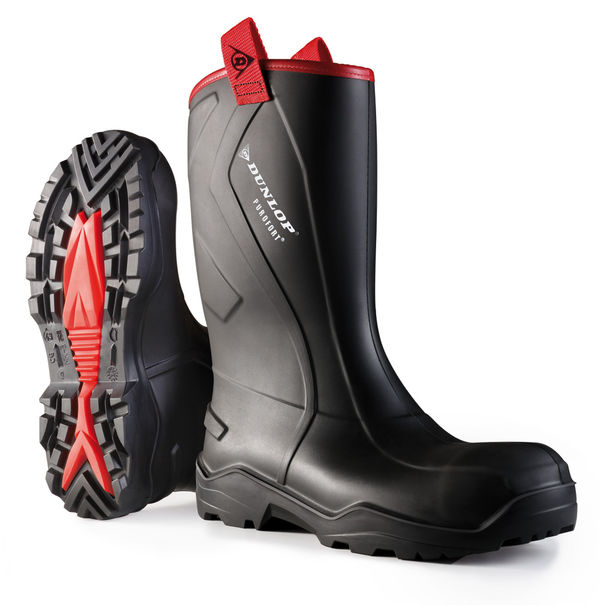 Dunlop Purofort+ Rugged Full Safety Boot, SIze 10