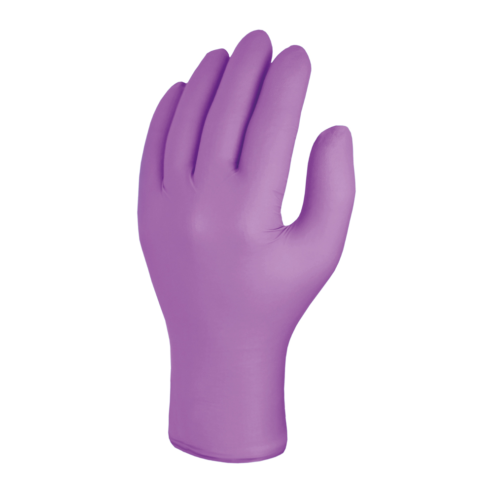 Skytec Iris Purple Nitrile Gloves, Box 100 - Size 2XL