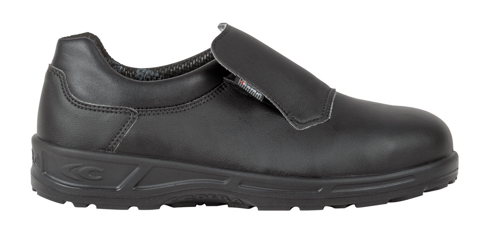 Cofra CADMO Unisex Black Toe Capped Safety Shoe - Size 4