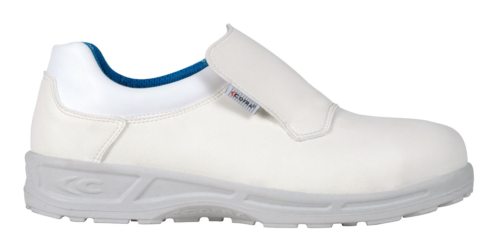 Cofra CADMO Unisex White Toe Capped Safety Shoe - Size 4