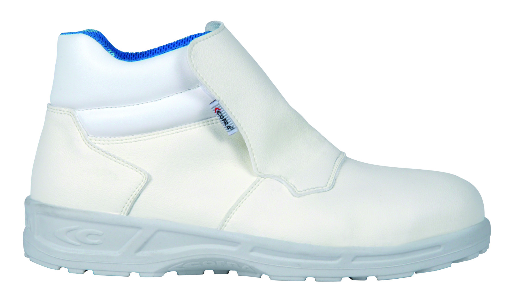 Cofra LAMAR Unisex White Toe Capped Safety Boot - Size 4