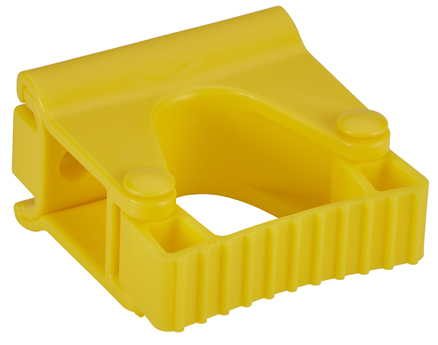 Vikan Hygienic Wall Bracket, Grip Band Module, 82mm - Yellow