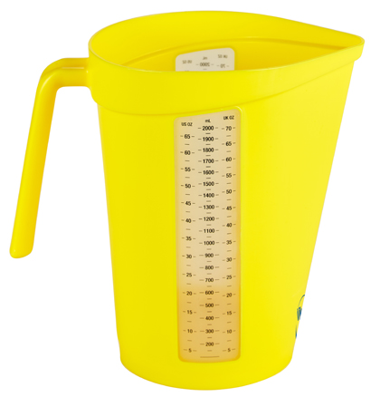 Vikan Measuring Jug, 2 Litre - Yellow
