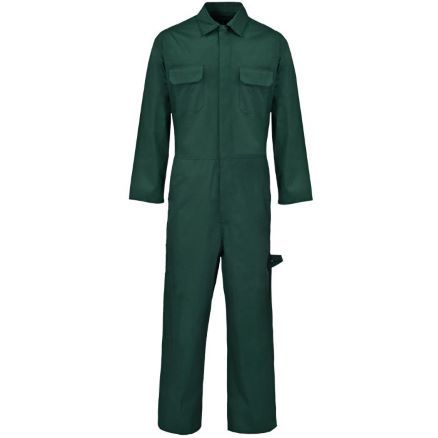 Polycotton Coverall, Green - XL