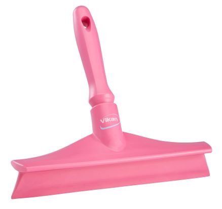 Vikan Ultra Hygiene Table Squeegee w/Mini Handle, 245 mm - Pink