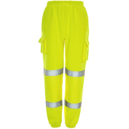 Hi Vis Yellow Jogging Bottoms - Size 2XL