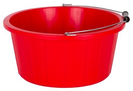 Shallow Bucket, 15L - Red