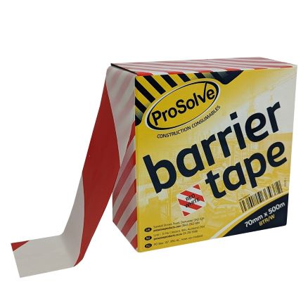 Barrier Tape, Red/White