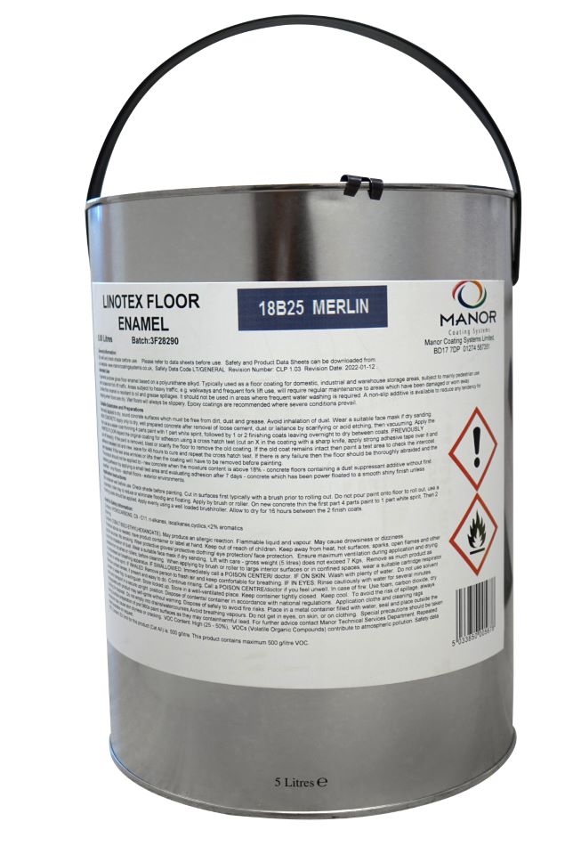 Industrial Floor Paint, 5L - Dark Grey